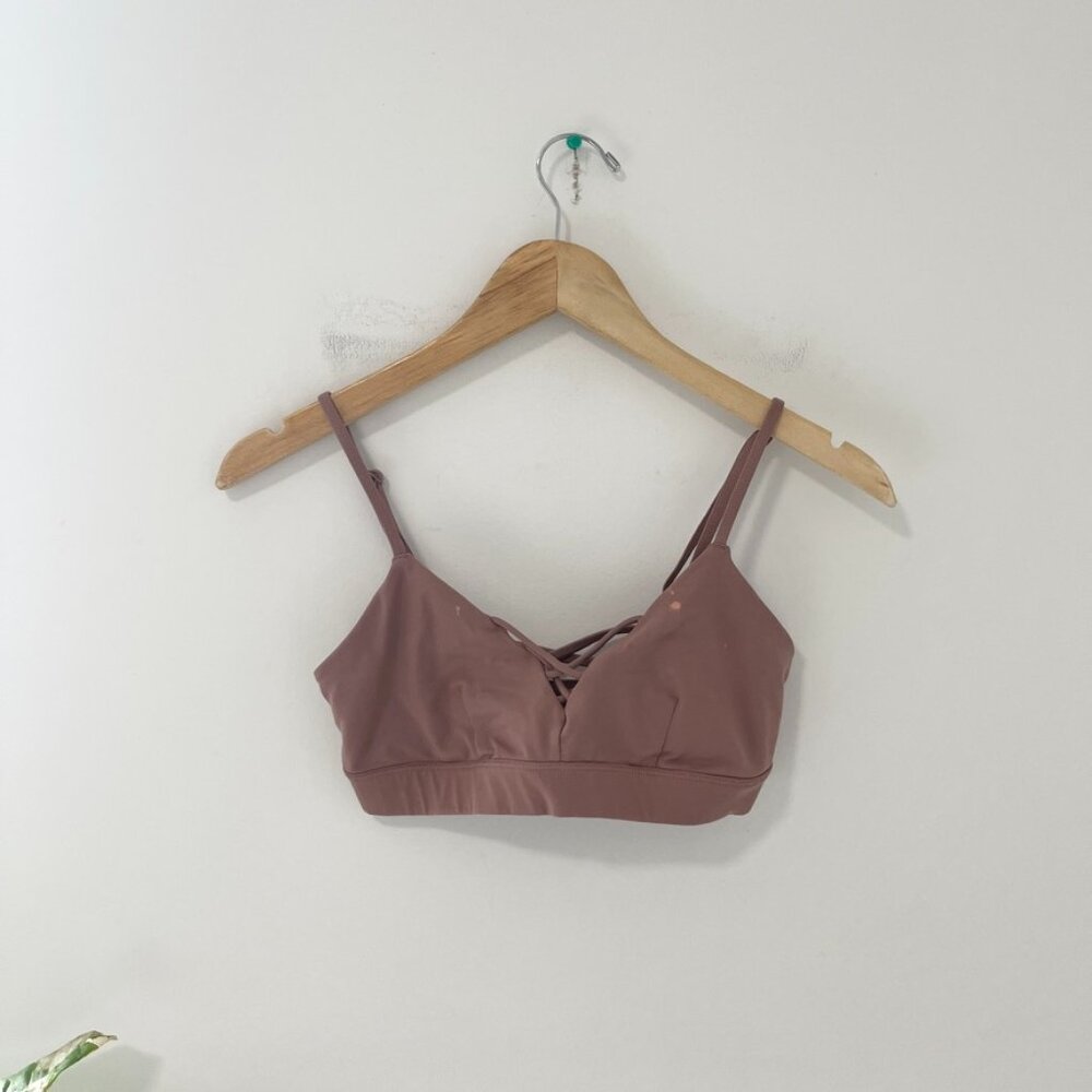 Alo Yoga Mauve Pink Sports Bra Size XS